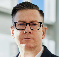 Executivo de empresa de trading de criptomoedas, CEO Alexander Hughes, em retrato